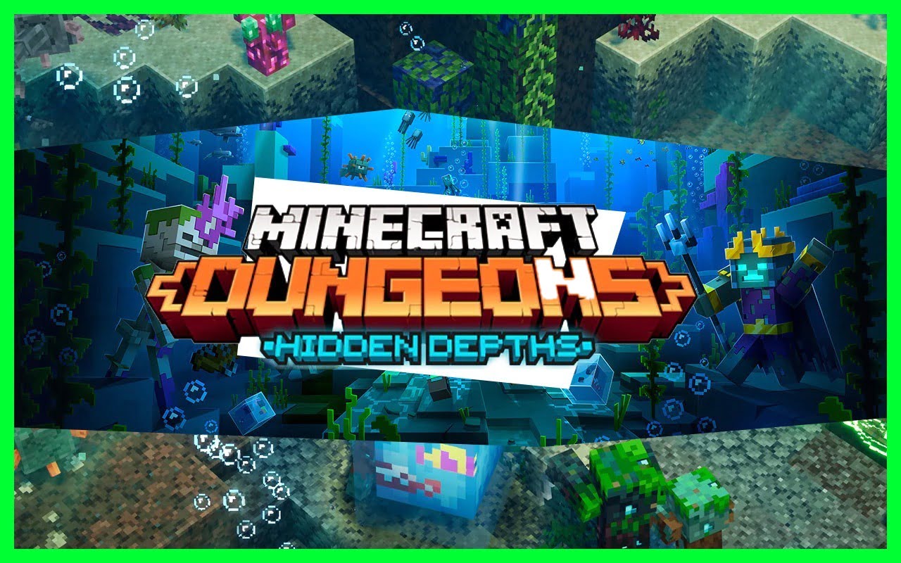 Minecraft Dungeons Hidden Depths devient sous-marin aujourd'hui.