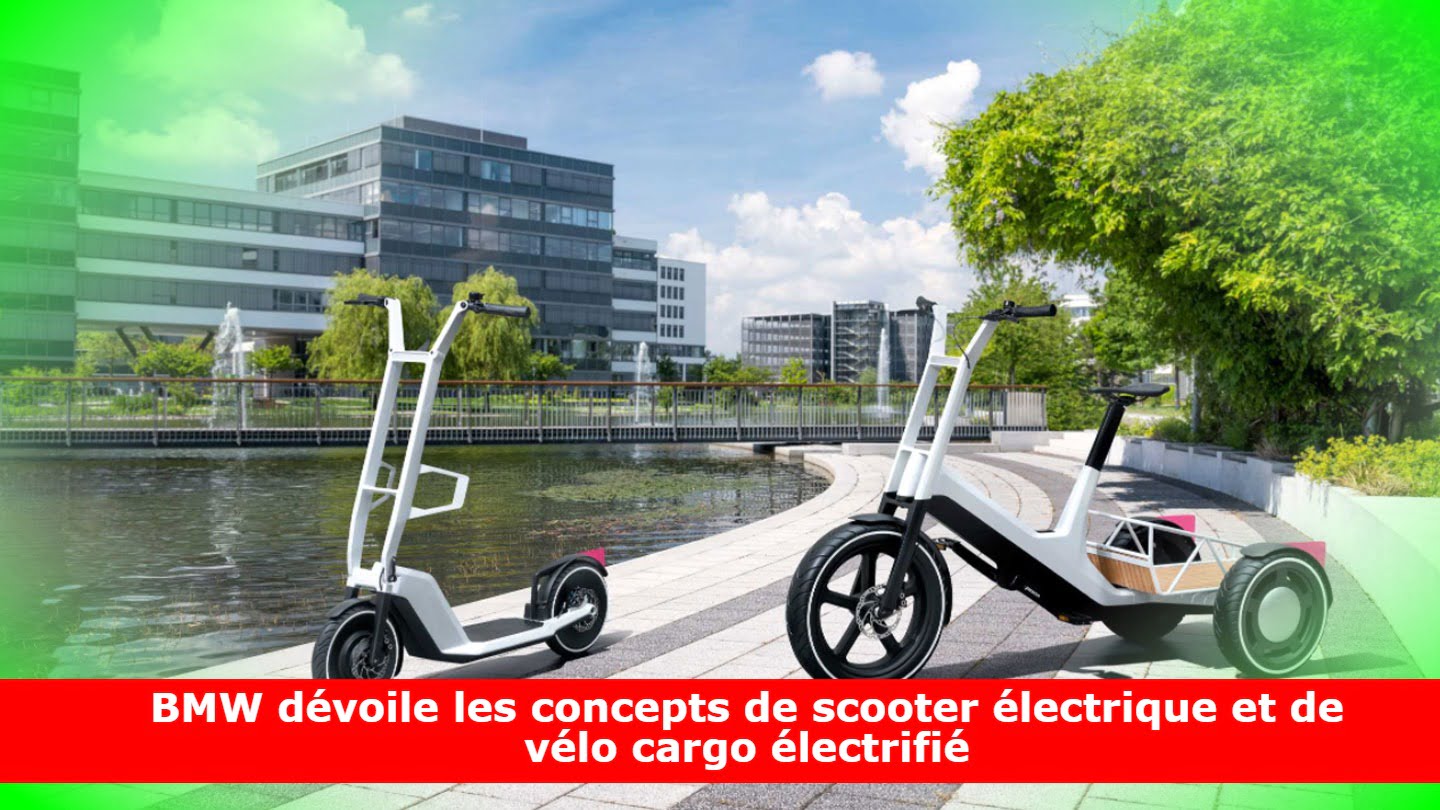 BMW dévoile les concepts de scooter électrique et de vélo cargo électrifié