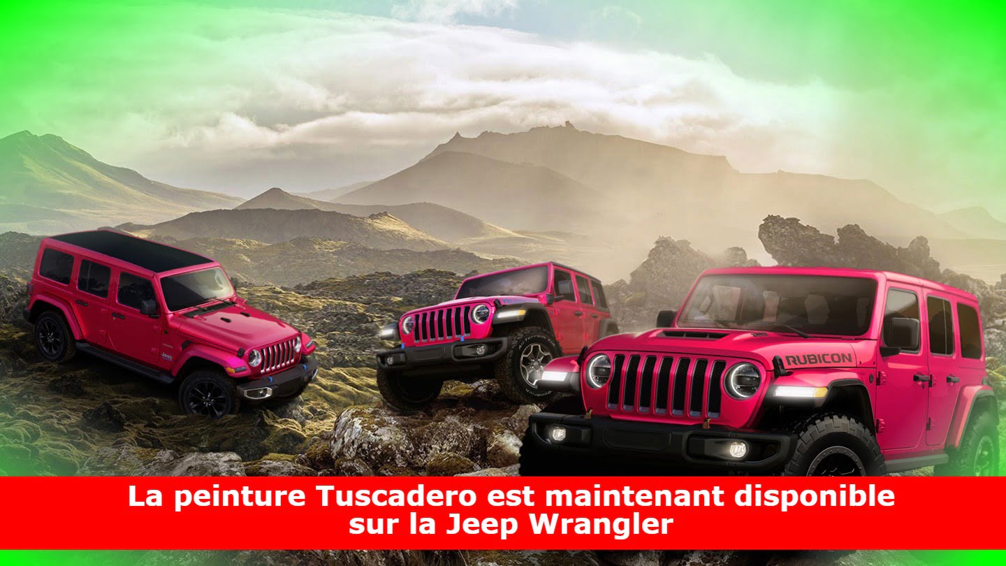 La peinture Tuscadero est maintenant disponible sur la Jeep Wrangler