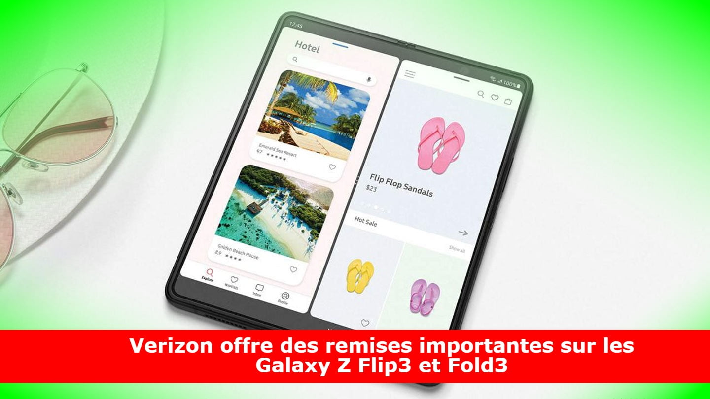 Verizon offre des remises importantes sur les Galaxy Z Flip3 et Fold3