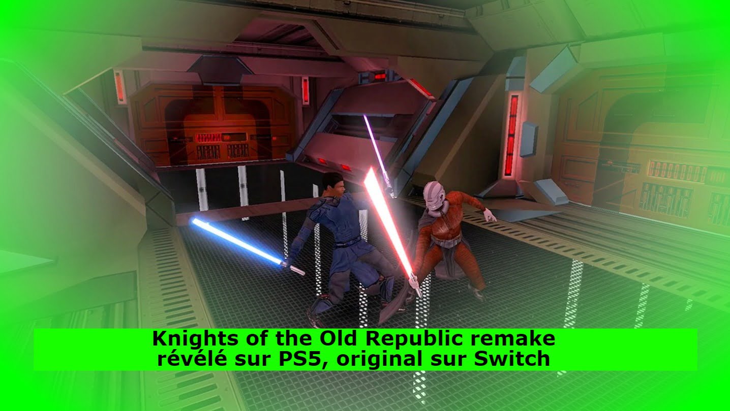Knights of the Old Republic remake révélé sur PS5, original sur Switch