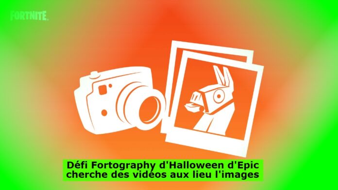 Défi Fortography d'Halloween d'Epic cherche des vidéos aux lieu l'images