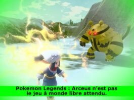 Pokemon Legends : Arceus n'est pas le jeu à monde libre attendu.