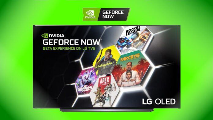 Smart TV LG WebOS intégreront bientôt un appli NVIDIA GeForce NOW.