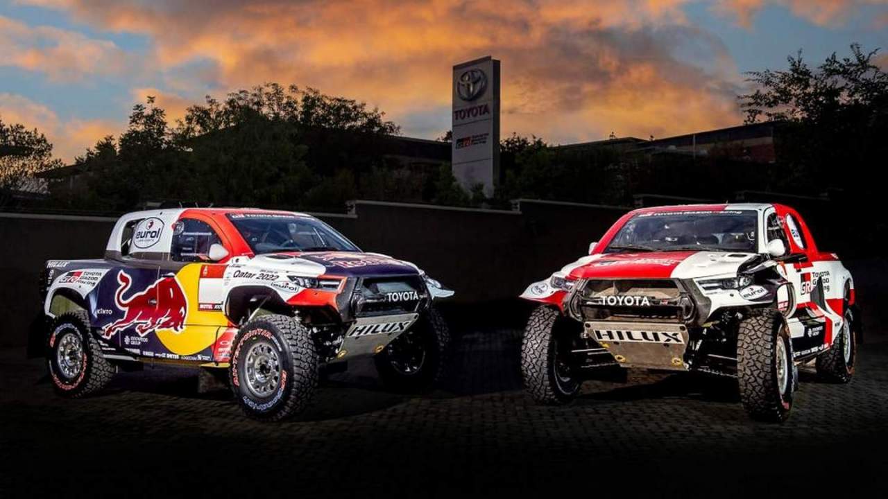 La Toyota Hilux Dakar 2022 est équipée d'un nouveau moteur V6 turbo.
