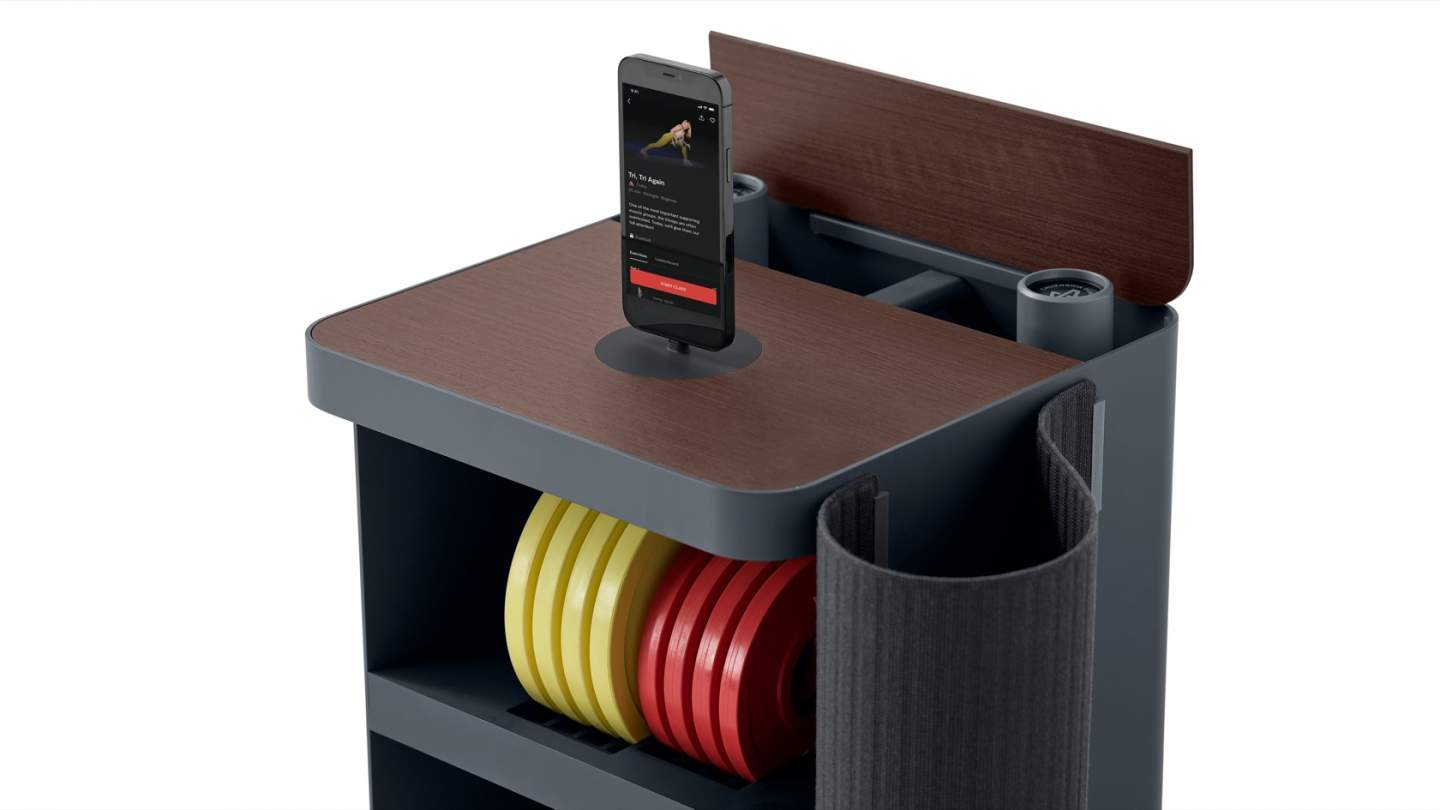 Temple Move est une station de gym à 400€ basée sur un iPhone intelligent.