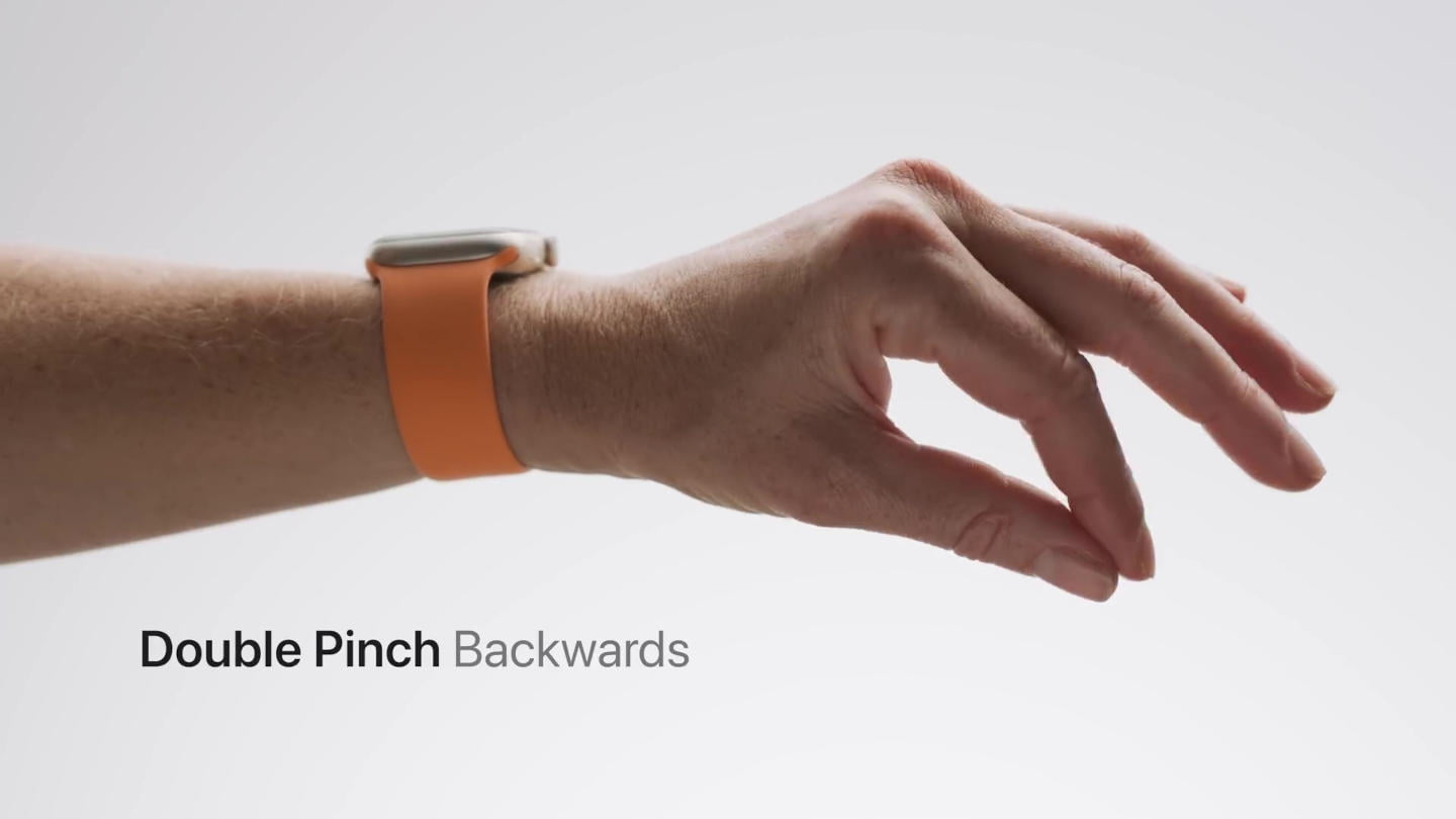 Le service AssistiveTouch de l'Apple Watch permet de contrôler l'appareil avec des gestes d'une seule main.