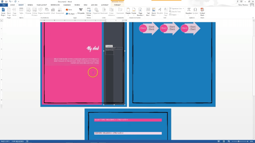 comment vous pouvez créer votre propre e-book sur Microsoft Word