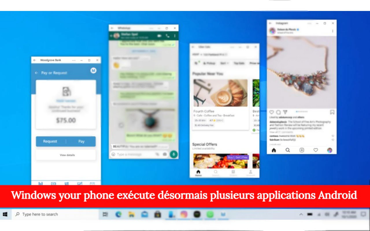 Windows your phone exécute désormais plusieurs applications Android