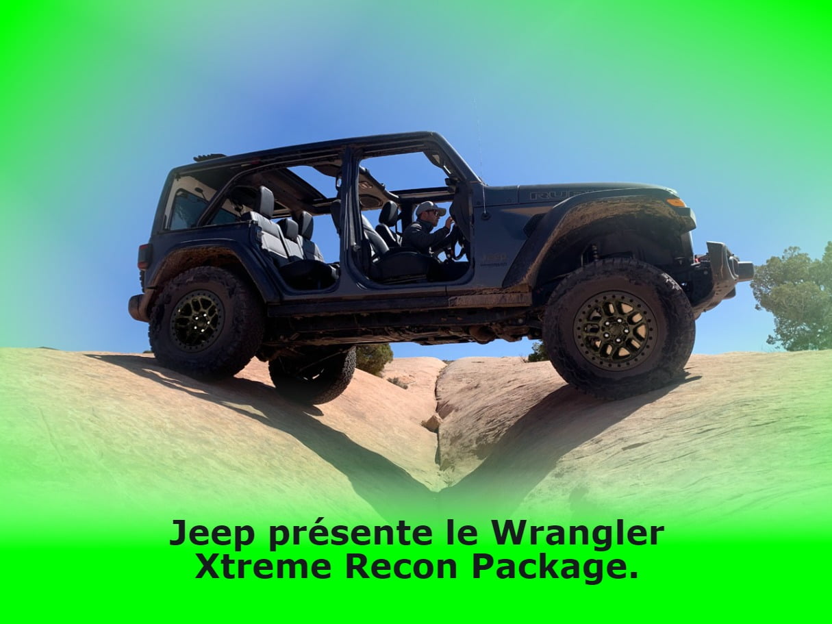 Jeep présente le Wrangler Xtreme Recon Package.
