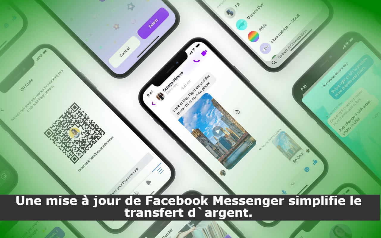 Une mise à jour de Facebook Messenger simplifie le transfert d`argent.