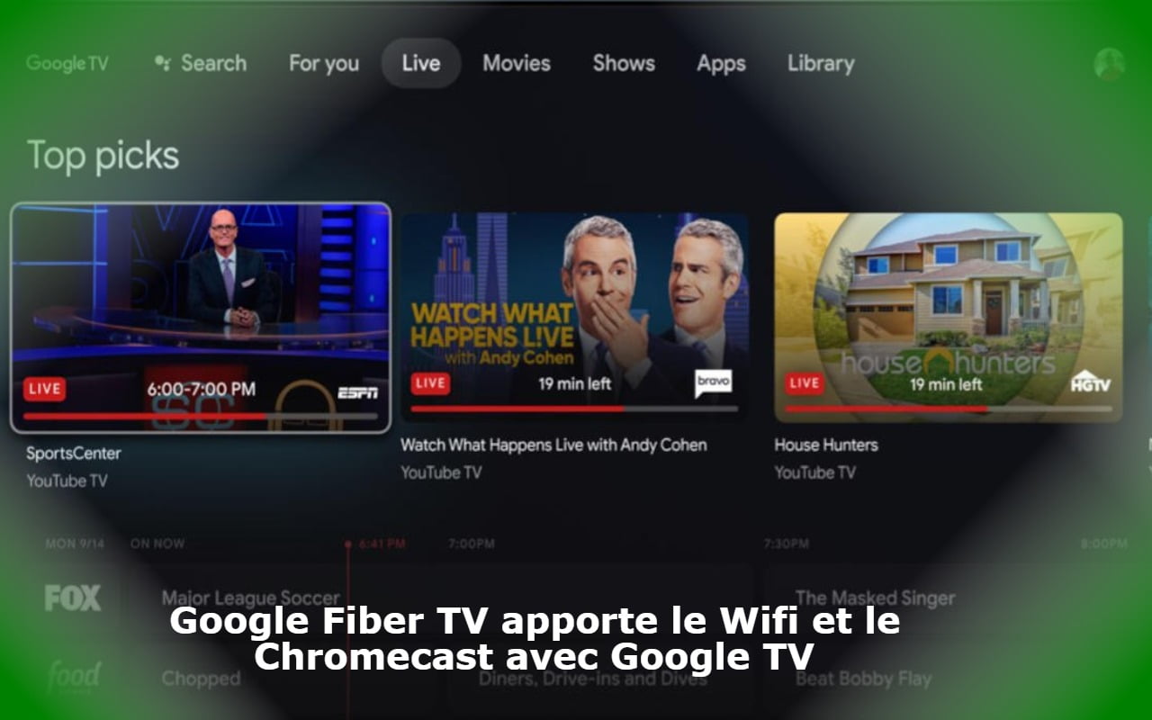 Google Fiber TV apporte le Wifi et le Chromecast avec Google TV