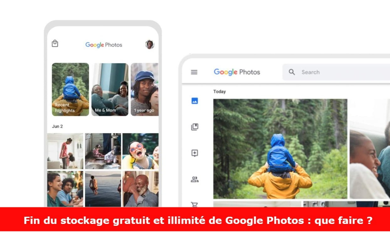 Fin du stockage gratuit et illimité de Google Photos : que faire ?