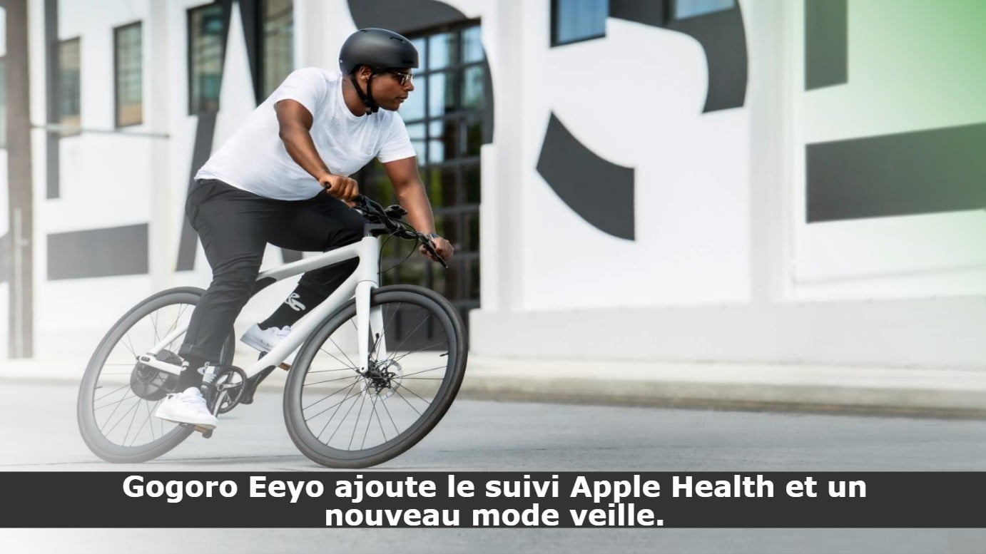 Gogoro Eeyo ajoute le suivi Apple Health et un nouveau mode veille.