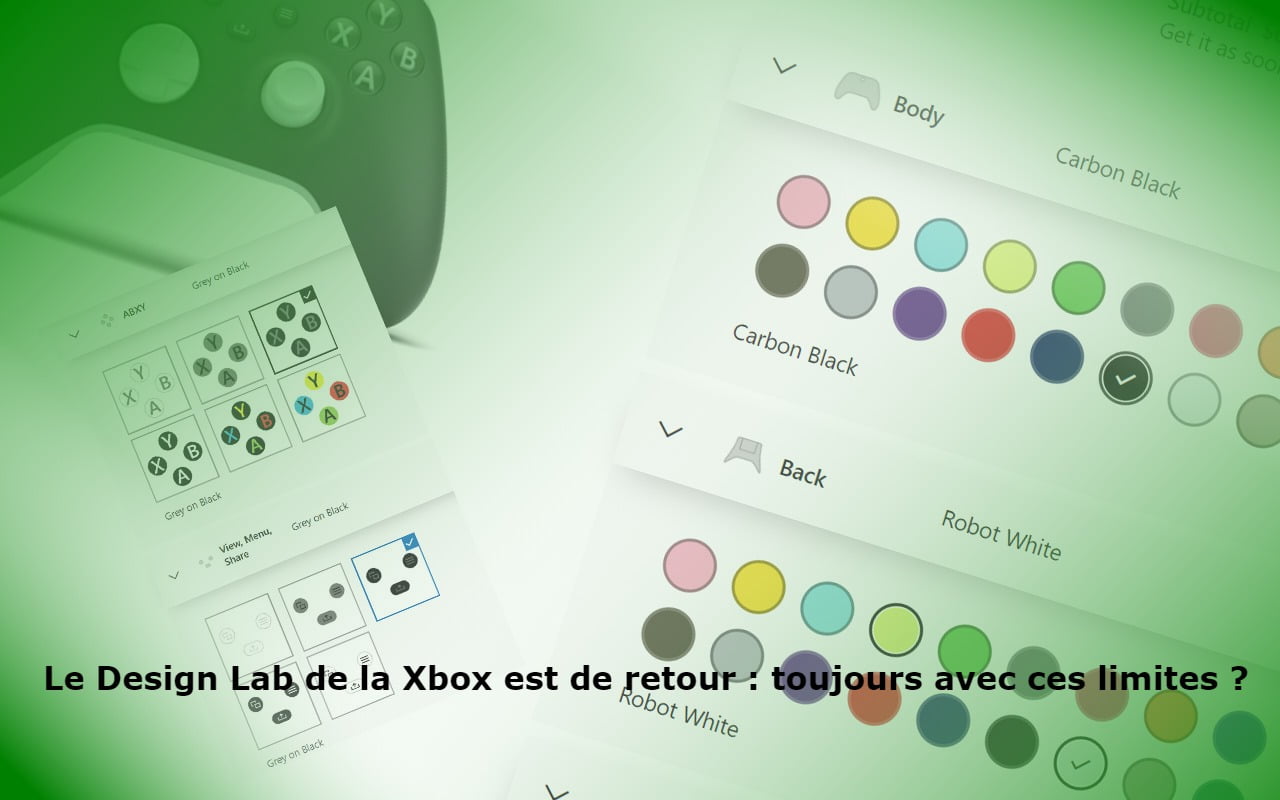 Le Design Lab de la Xbox est de retour : toujours avec ces limites ?