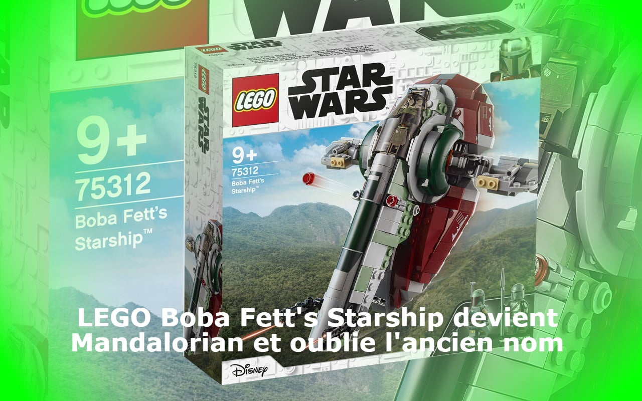 LEGO Boba Fett's Starship devient Mandalorian et oublie l'ancien nom