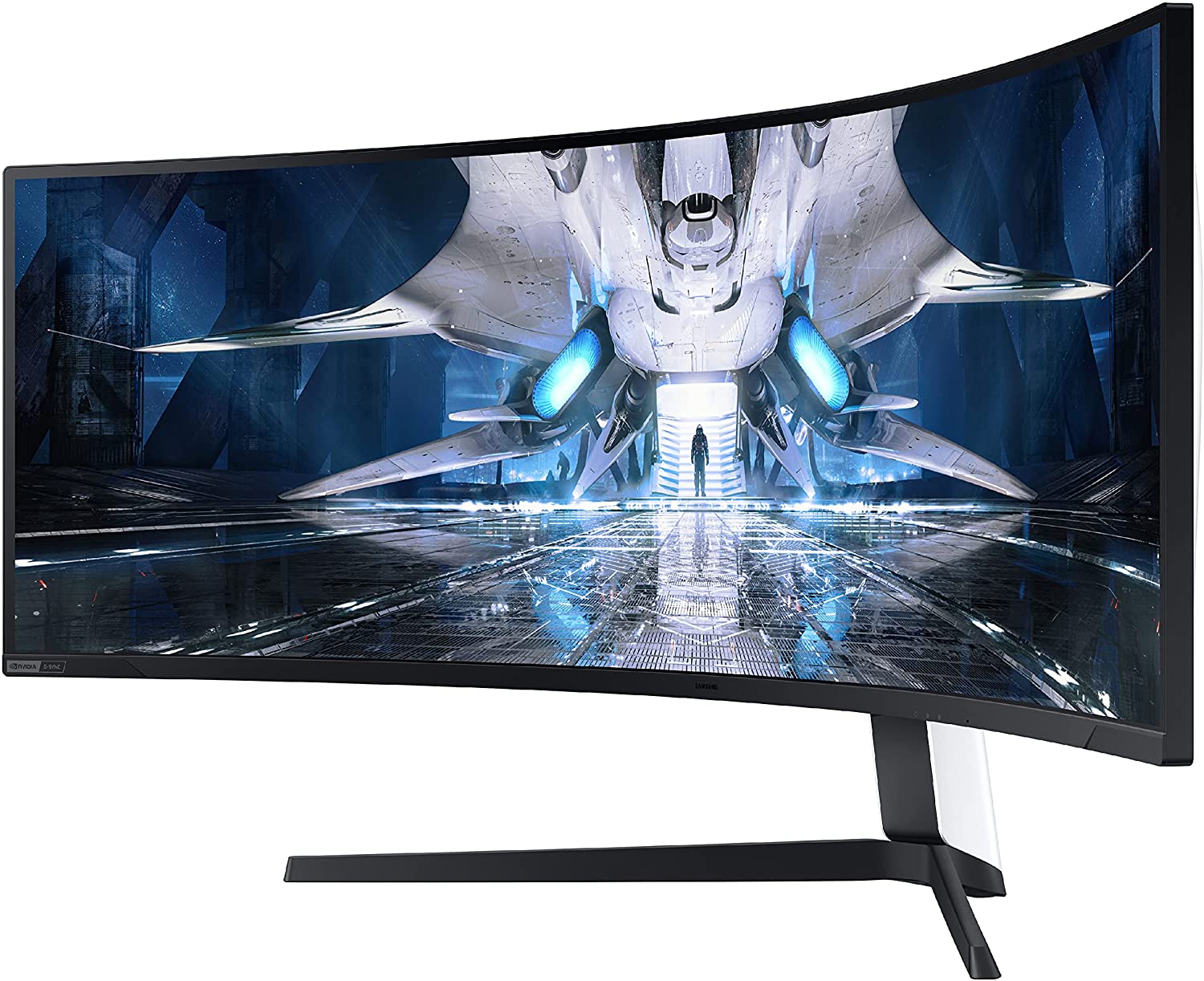 Le grand écran incurvé Odyssey Neo G9 de Samsung à un prix élevé.4