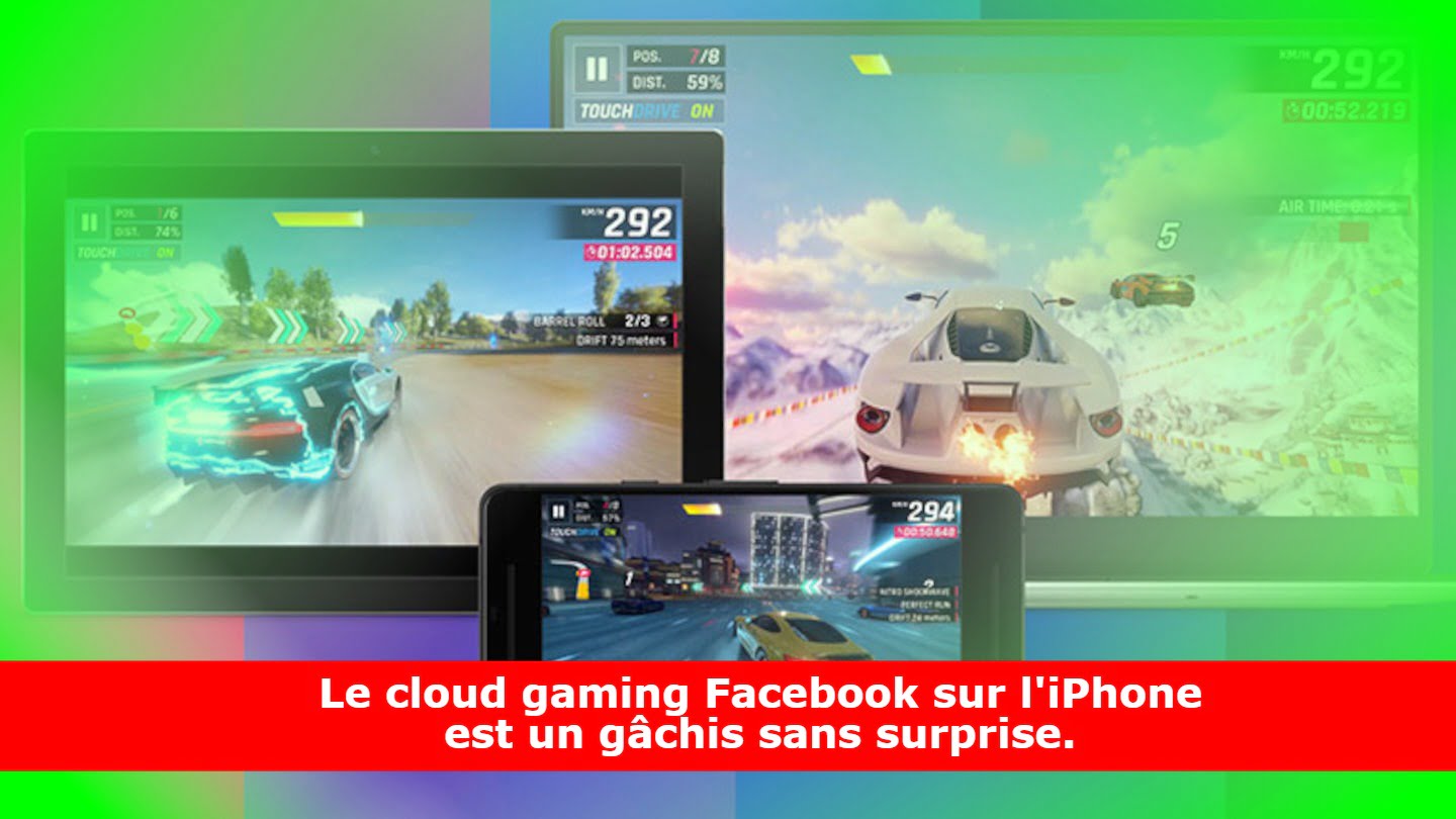 Le cloud gaming Facebook sur l'iPhone est un gâchis sans surprise.