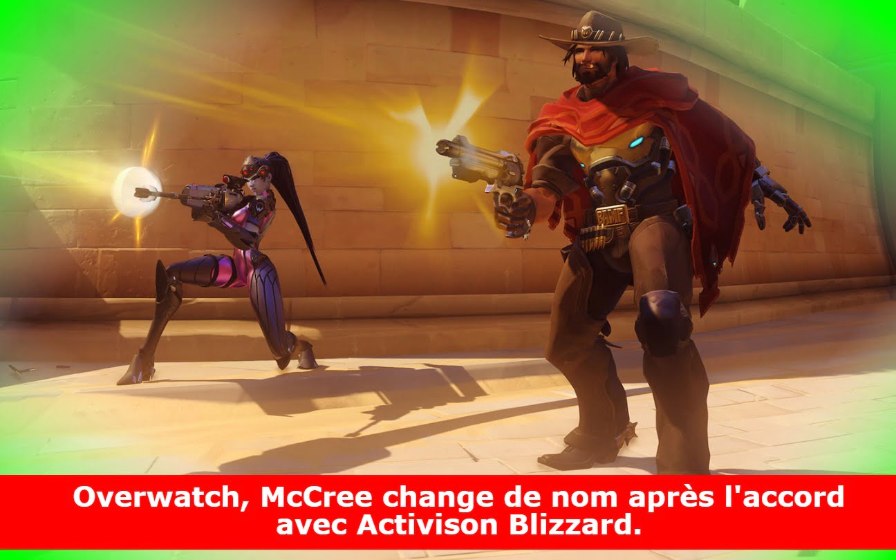 Overwatch, McCree change de nom après l'accord avec Activison Blizzard.