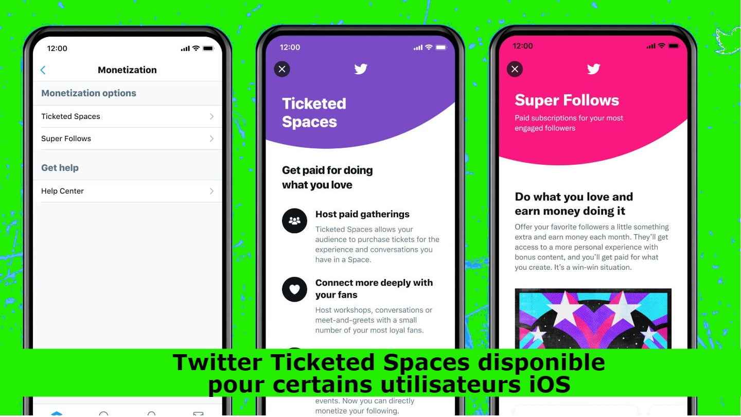 Twitter Ticketed Spaces disponible pour certains utilisateurs iOS
