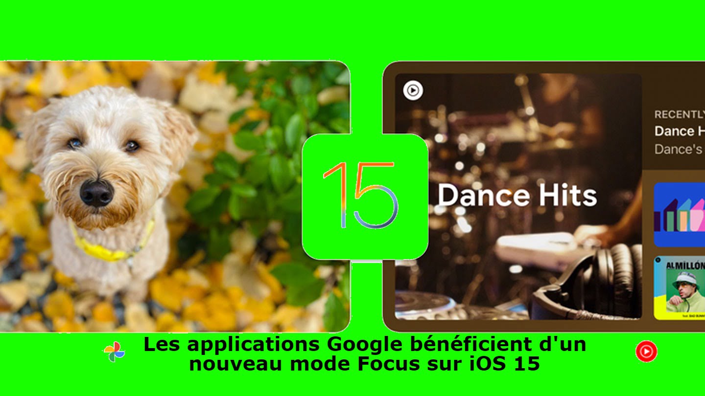 Les applications Google bénéficient d'un nouveau mode Focus sur iOS 15