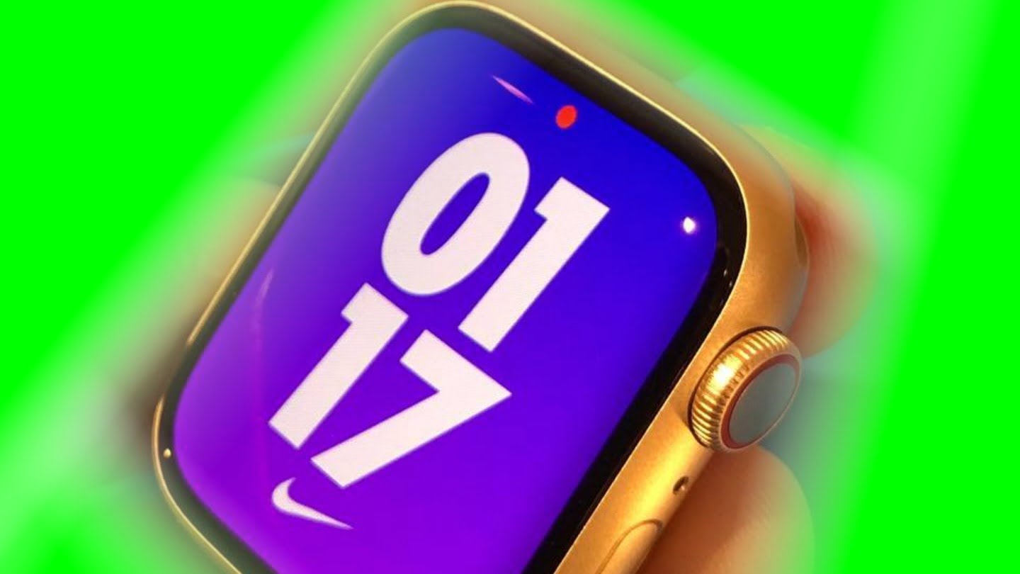 Apple Watch Series 7 : photo de comparaison avec l'Apple Watch 6