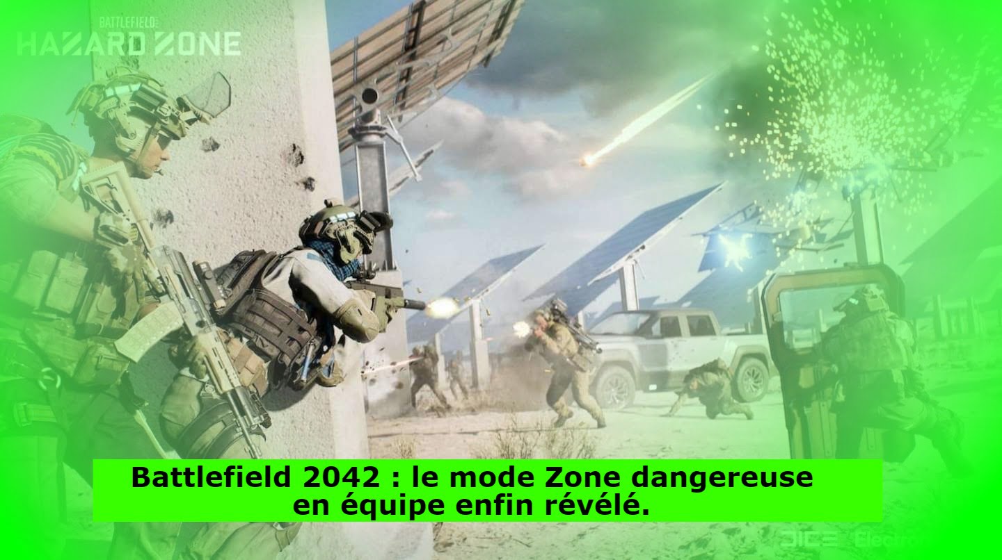 Battlefield 2042 : le mode Zone dangereuse en équipe enfin révélé. Battlefield 2042 : le mode Zone dangereuse en équipe enfin révélé.