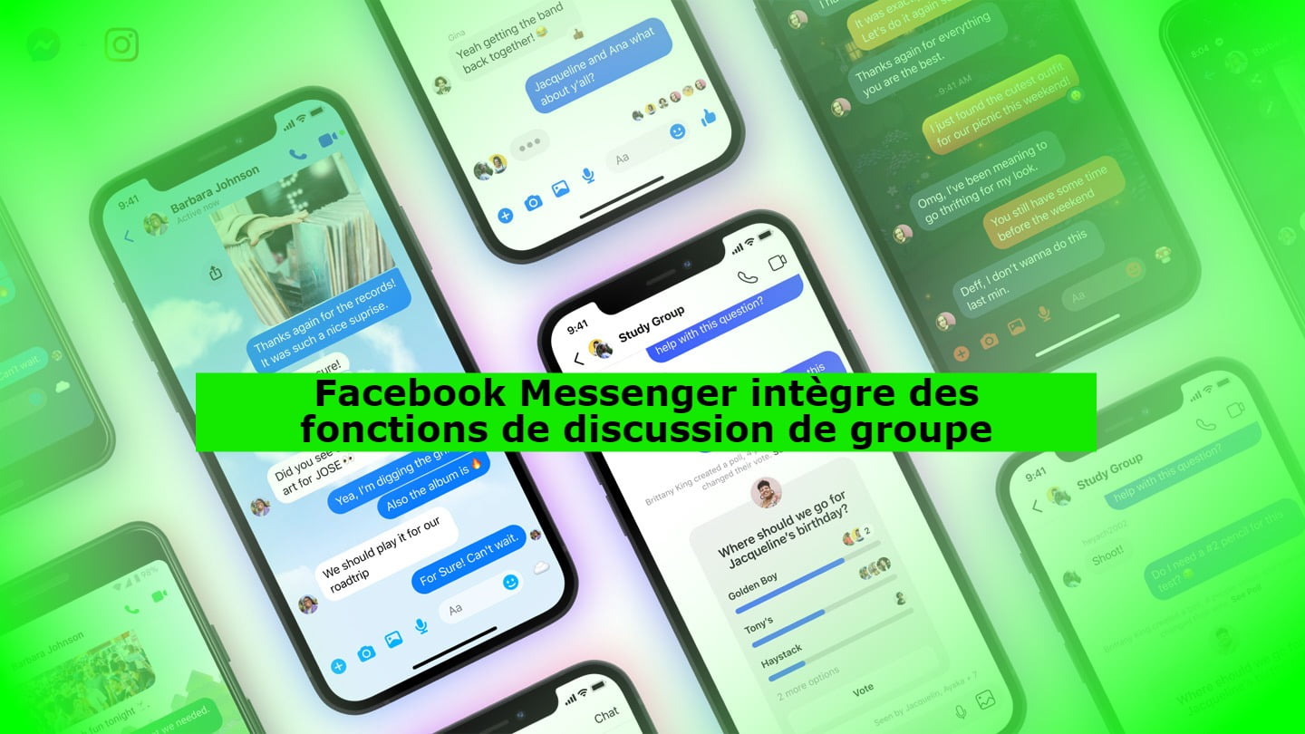 Facebook Messenger intègre des fonctions de discussion de groupe