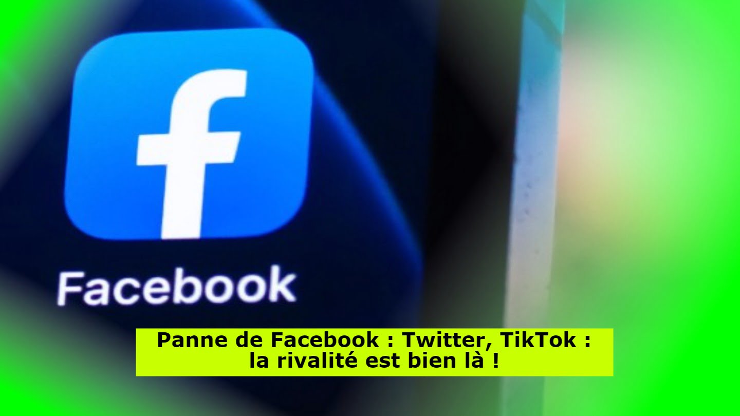 Panne de Facebook : Twitter, TikTok : la rivalité est bien là !