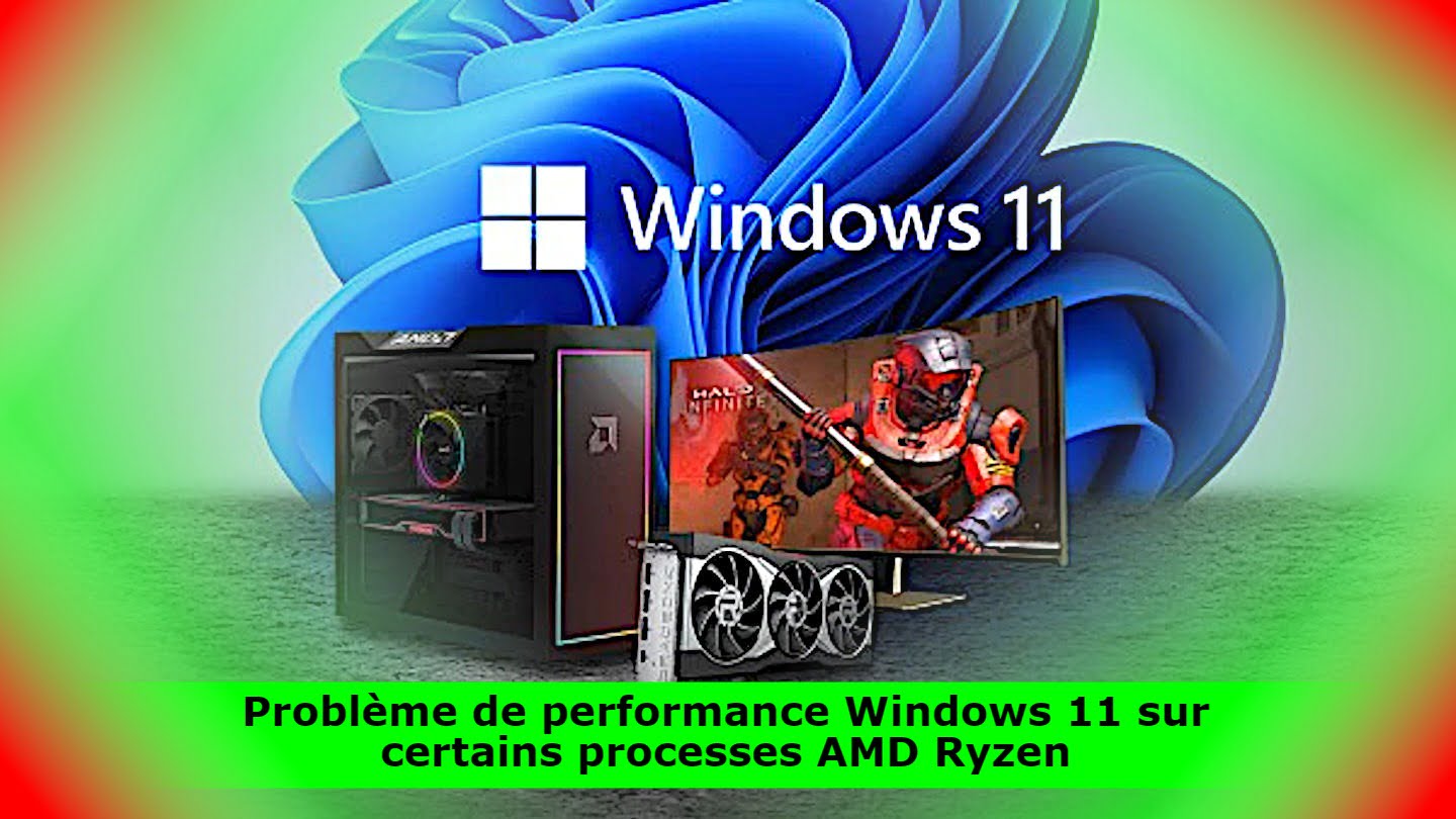 Problème de performance Windows 11 sur certains processes AMD Ryzen