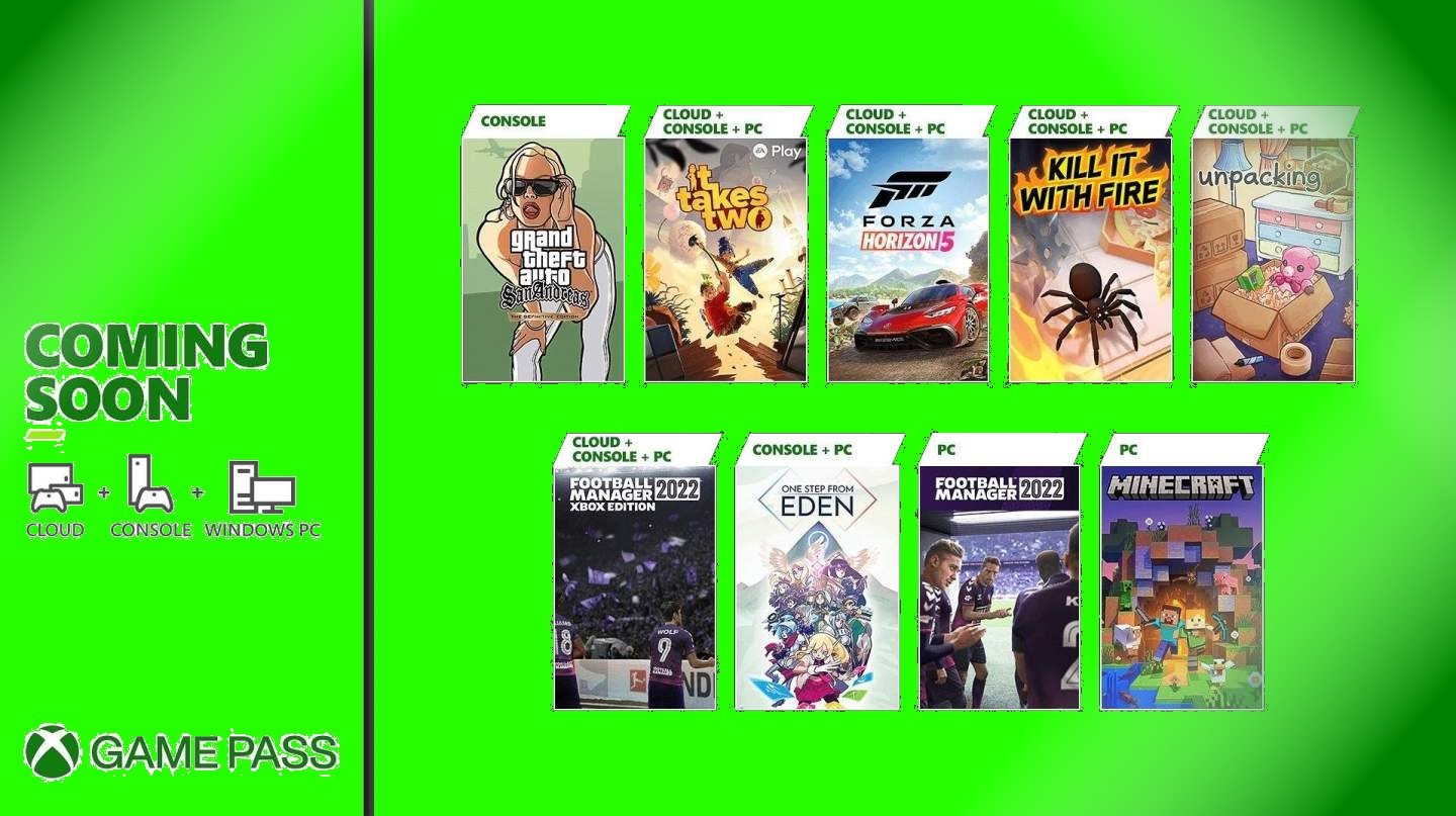 Xbox Game Pass : jeux à gogo pour le début du mois de novembre