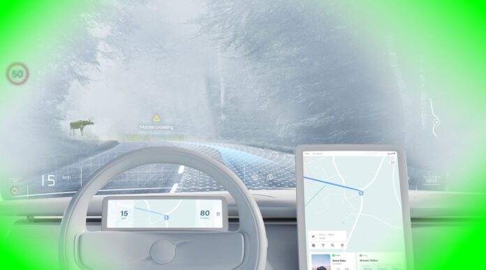 Volvo cherche à faire du pare-brise un écran intelligent AR.