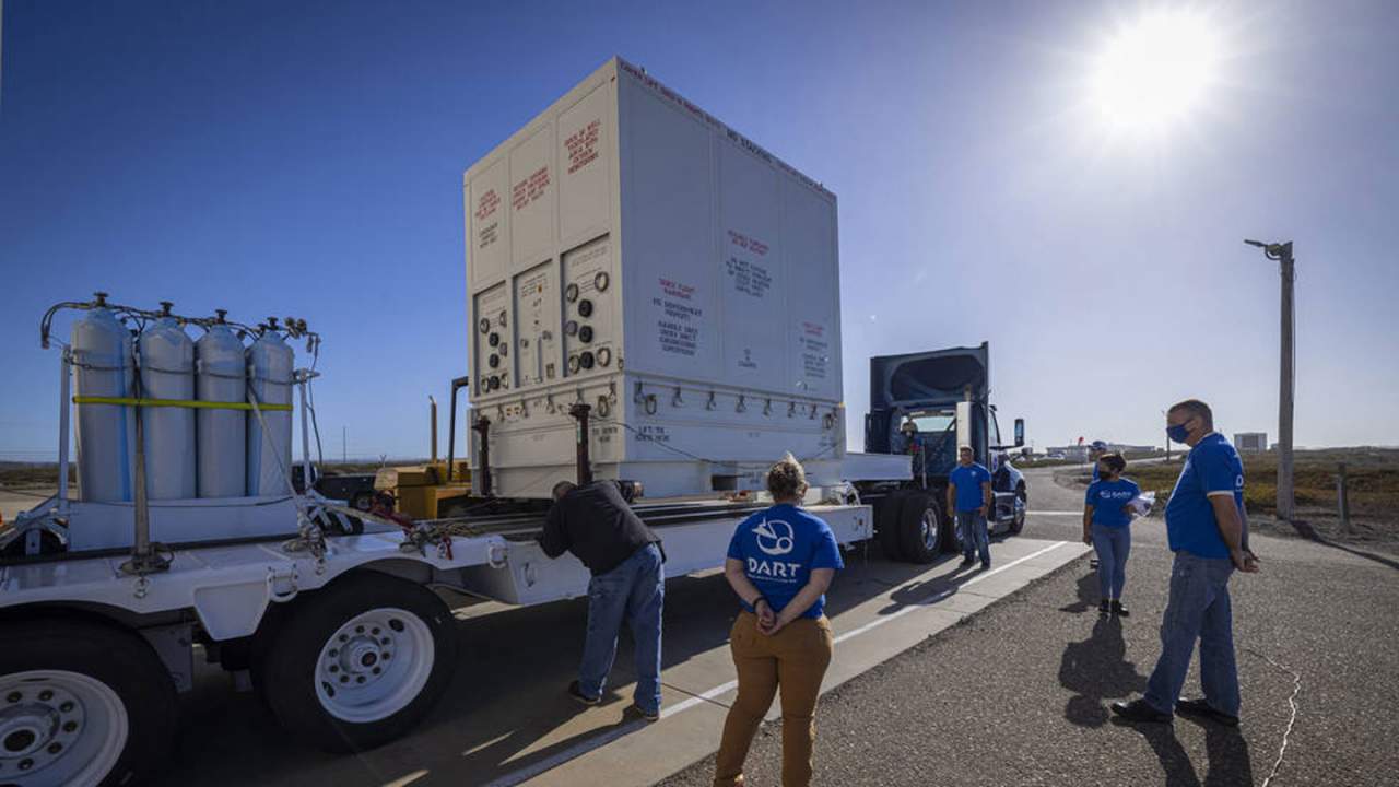 Le carburant de la navette DART est entièrement rempli et prêt à être lancé le 23 novembre.