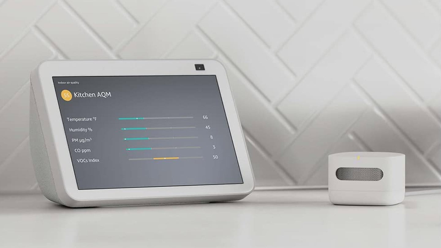Le contrôleur intelligent de la qualité de l'air Amazon Alexa se charge de vérifier la qualité de votre respirations.