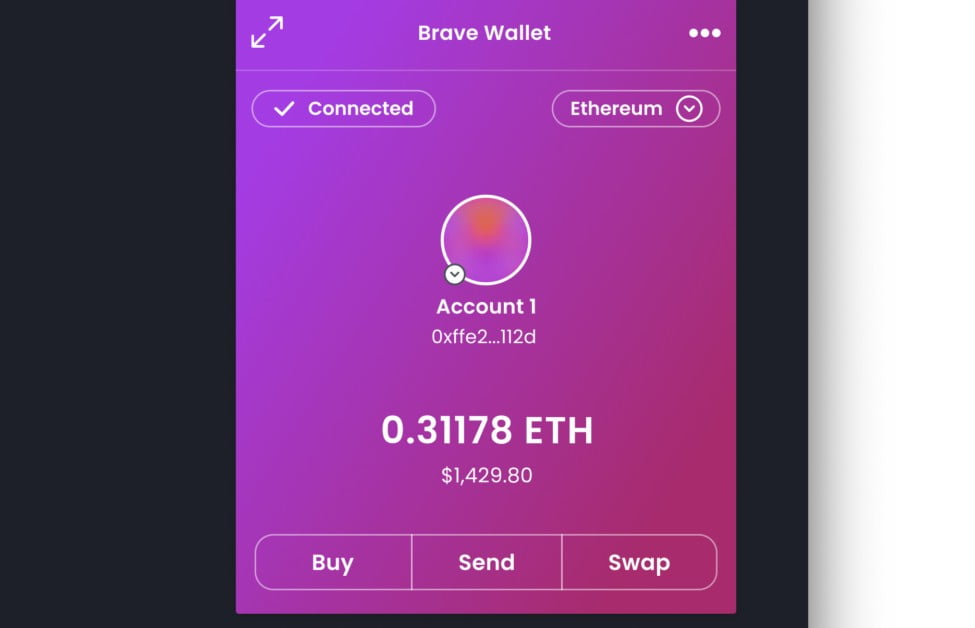 Le navigateur de confidentialité Brave intègre un portefeuille sécurisé de crypto-monnaies