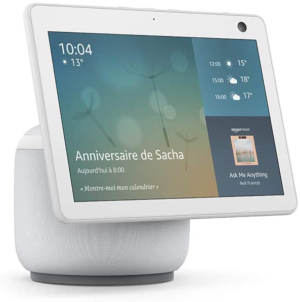 Le nouveau Echo Show 10 propose un mode conversation pour rendre les demandes moins gênantes. Le nouveau Echo Show 10 propose un mode conversation pour rendre les demandes moins gênantes.