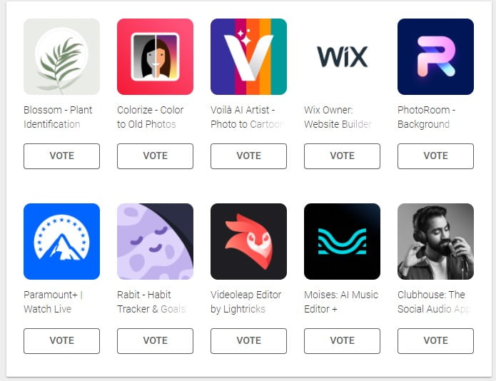 Témoignage des finalistes du concours "Best of 2021" du Google Play Store
