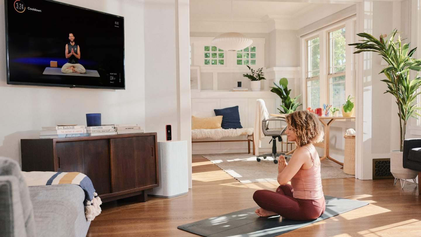 Tempo Move est une salle de sport à 400€ utilisant un iPhone intelligent.