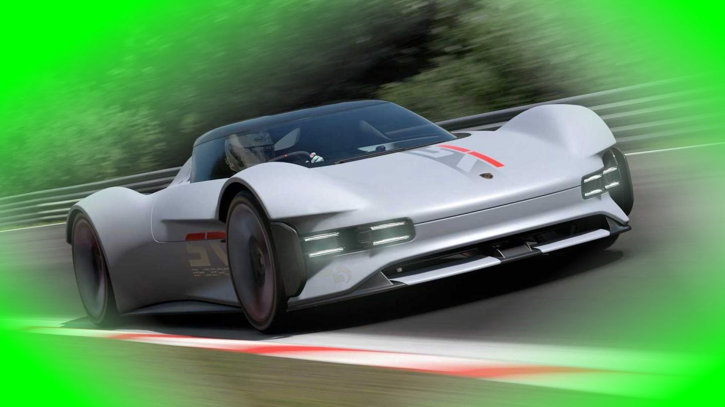 Porsche Vision Gran Turismo développé uniquement pour le jeu. Porsche Vision Gran Turismo développé uniquement pour le jeu.