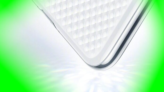 Le teaser du Huawei P50 Pocket révèle un design de coquille pliable.