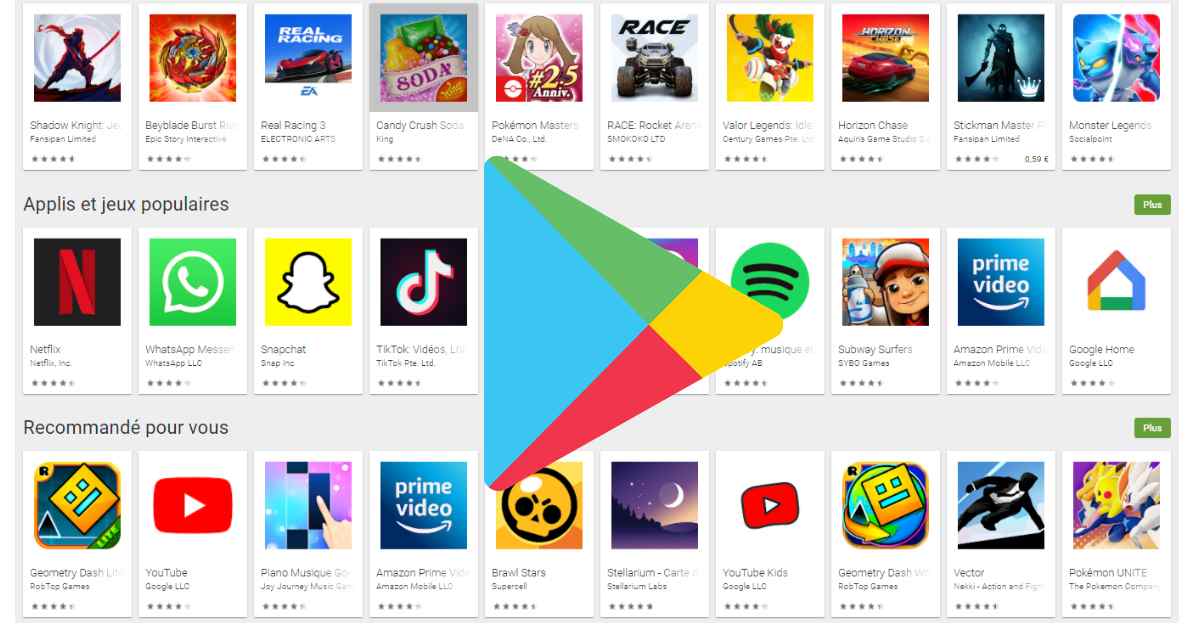 Liste des mises à jour récentes apportées aux applications Google