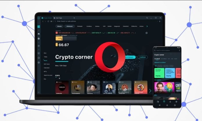 Le nouveau navigateur Crypto d'Opera fait son entrée sur iOS