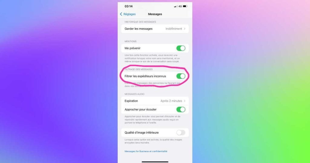 Voici comment bloquer les spams sur votre iPhone